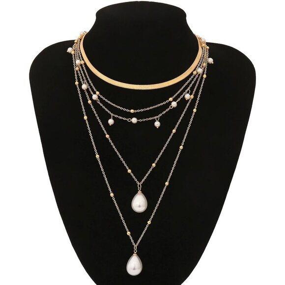 Cowboy Chic Turquoise Necklace for Women - Layered Boho Statement Jewelry - Picture 6 of 7